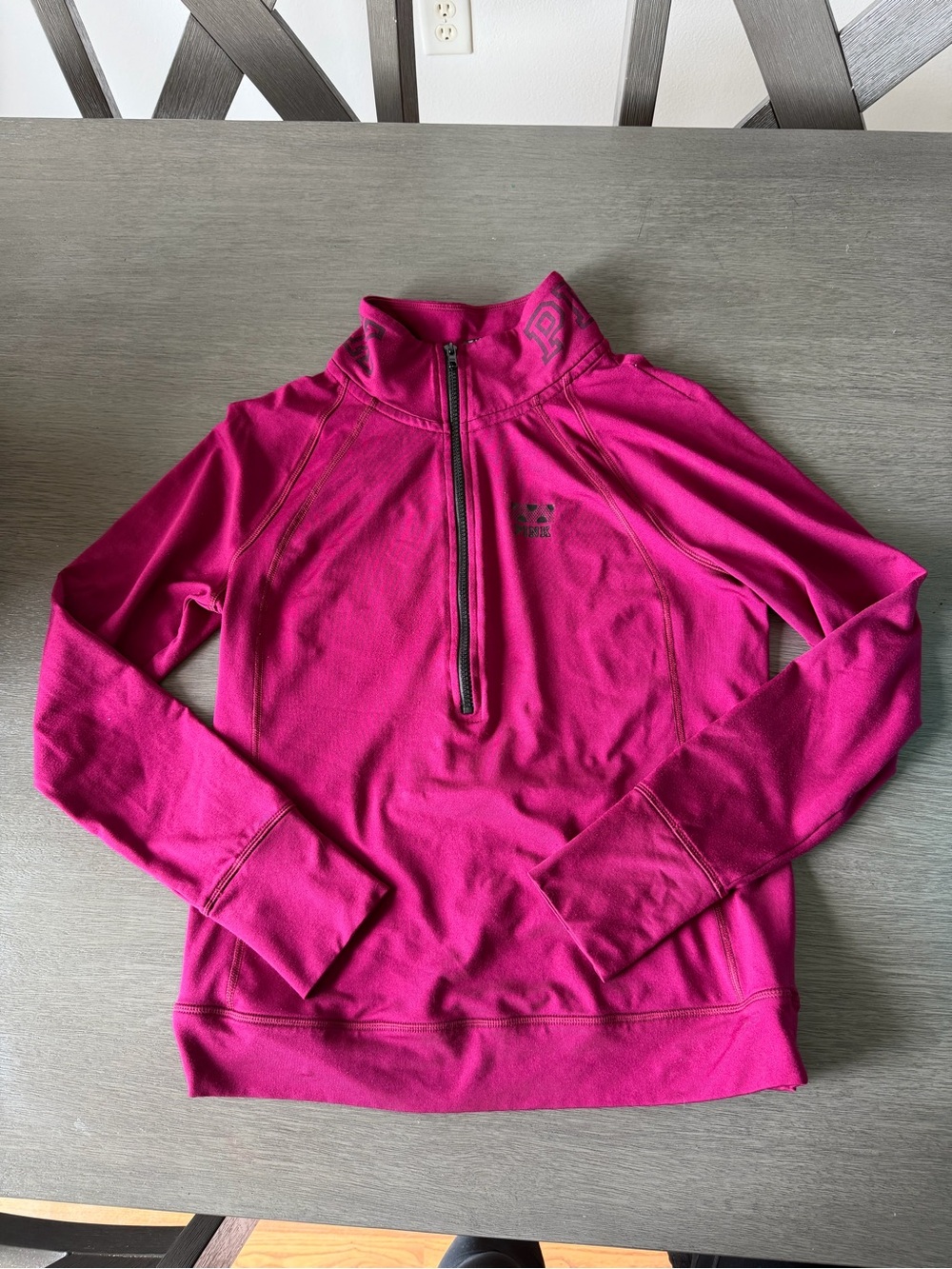 Victoria’s Secret Pink Half-Zip Pullover Sweatshirt